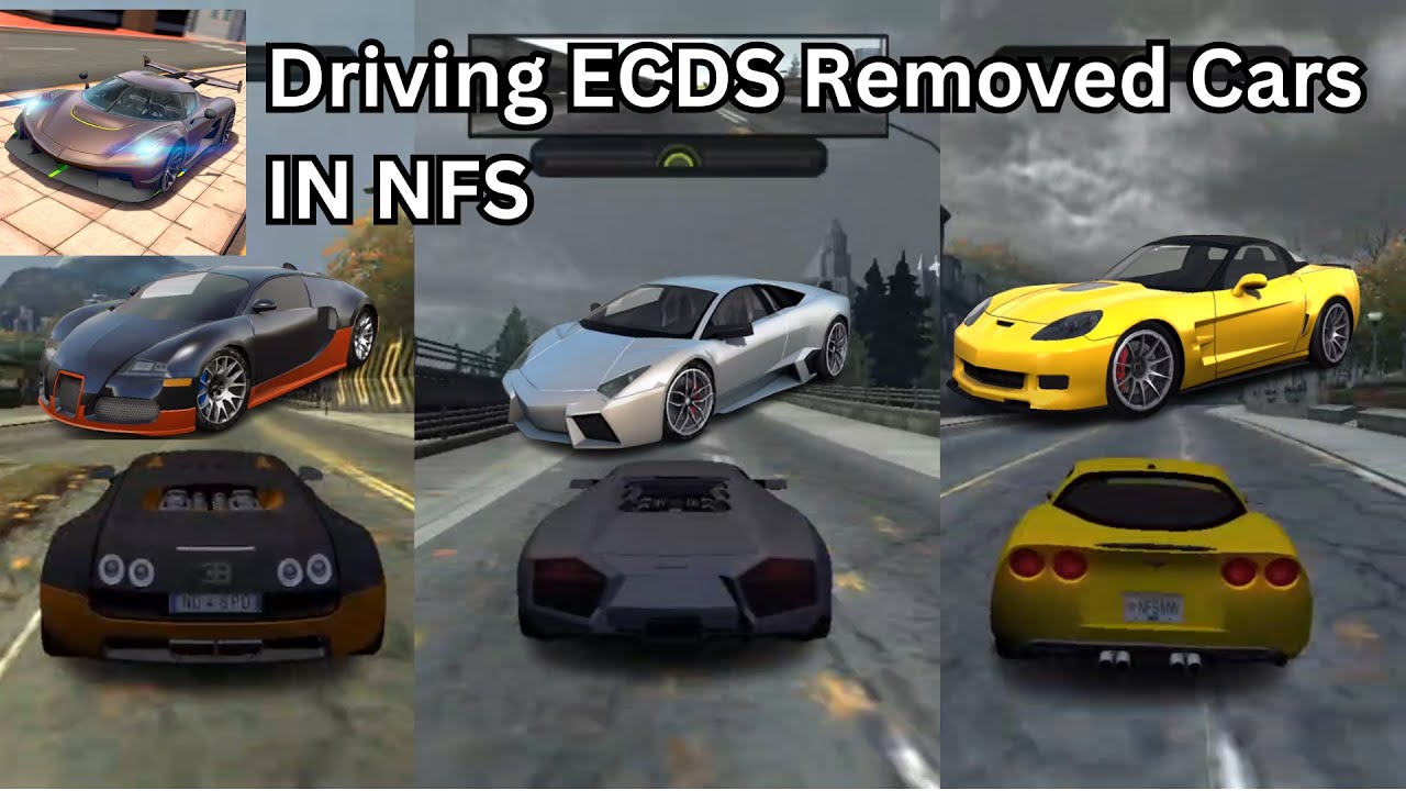 Driving Removed ECDS Cars! 😭 - NFS Most Wanted