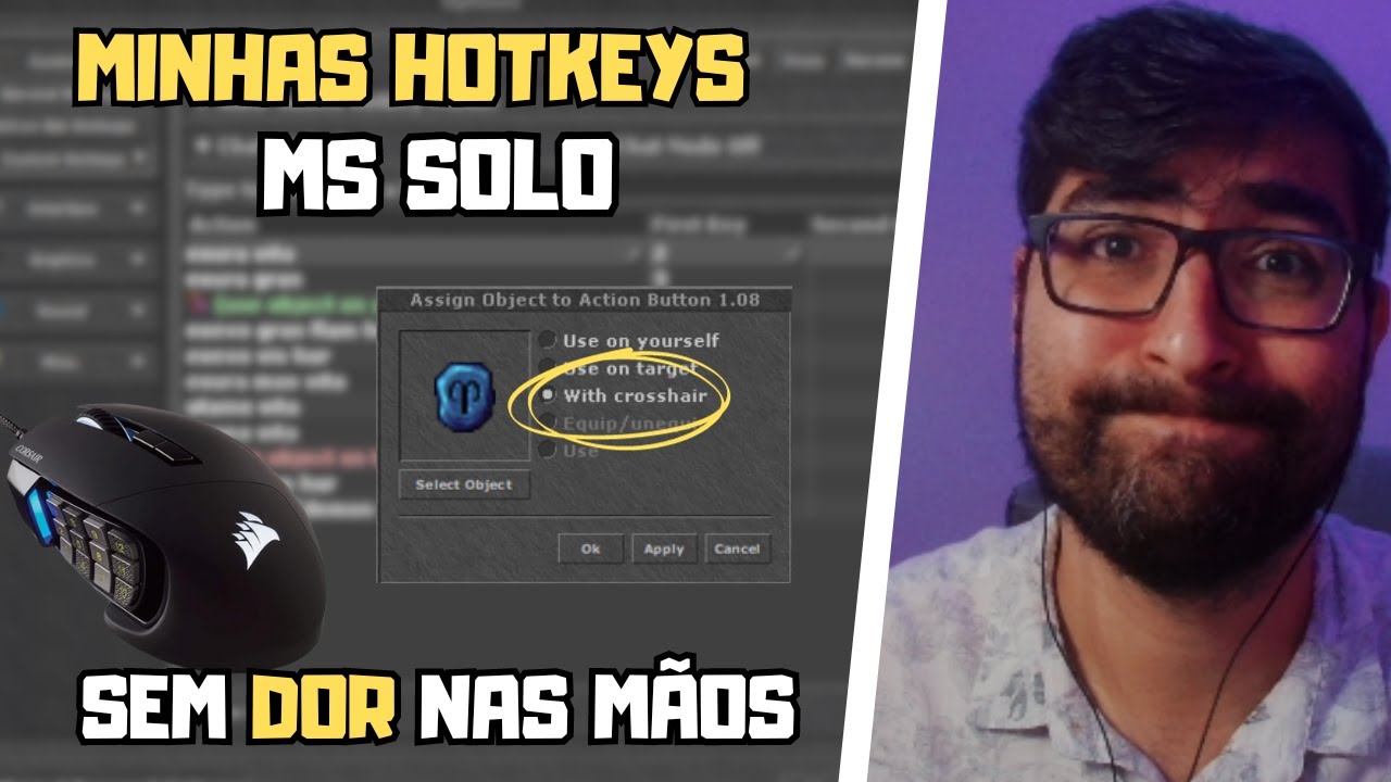 MINHAS HOTKEYS DE SORCERER SOLO NO TIBIA SEM DOR NAS MAOS