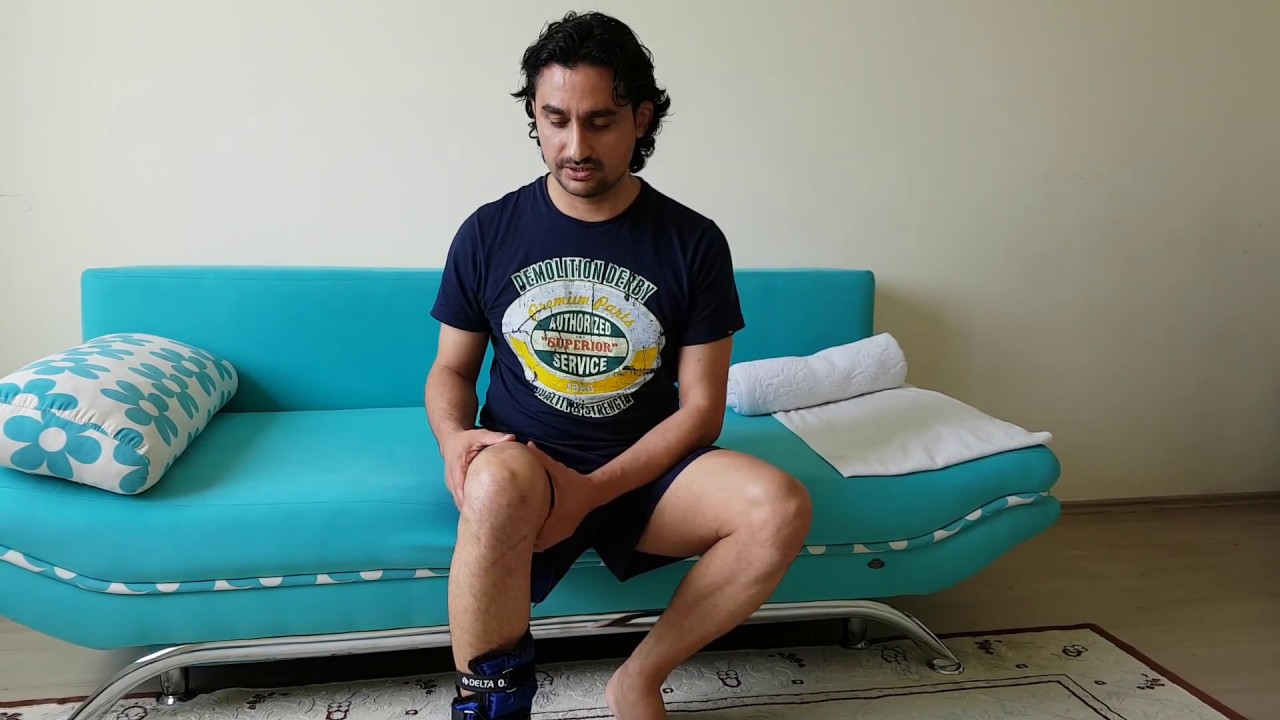 ÖN ÇAPRAZ BAĞ AMELİYATI SONRASI (FİZİK TEDAVİ) DİZİN TAM EKSTANSİYON ÇALIŞMASI (ACL SURGERY) 40. GÜN