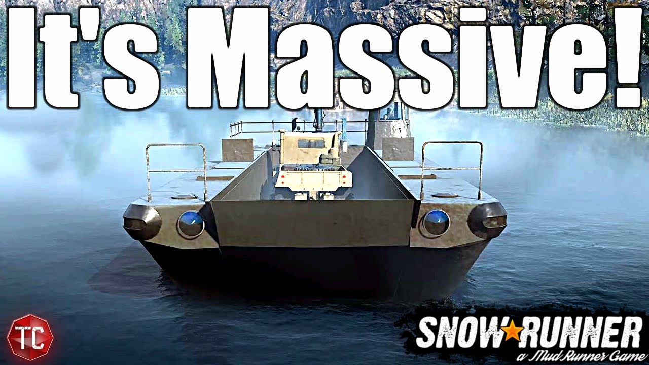SnowRunner: THE BIGGEST AMPHIBIOUS HAULER!