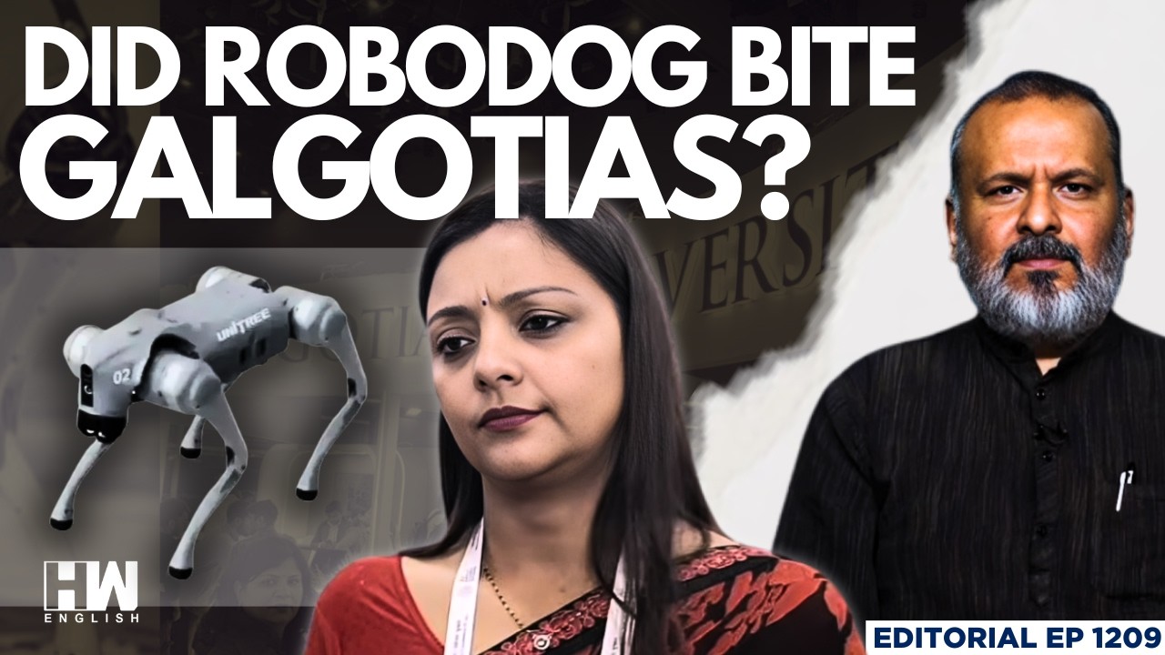 Did the Robodog Bite Galgotias University? | Editorial with Sujit Nair | AI Impact Summit