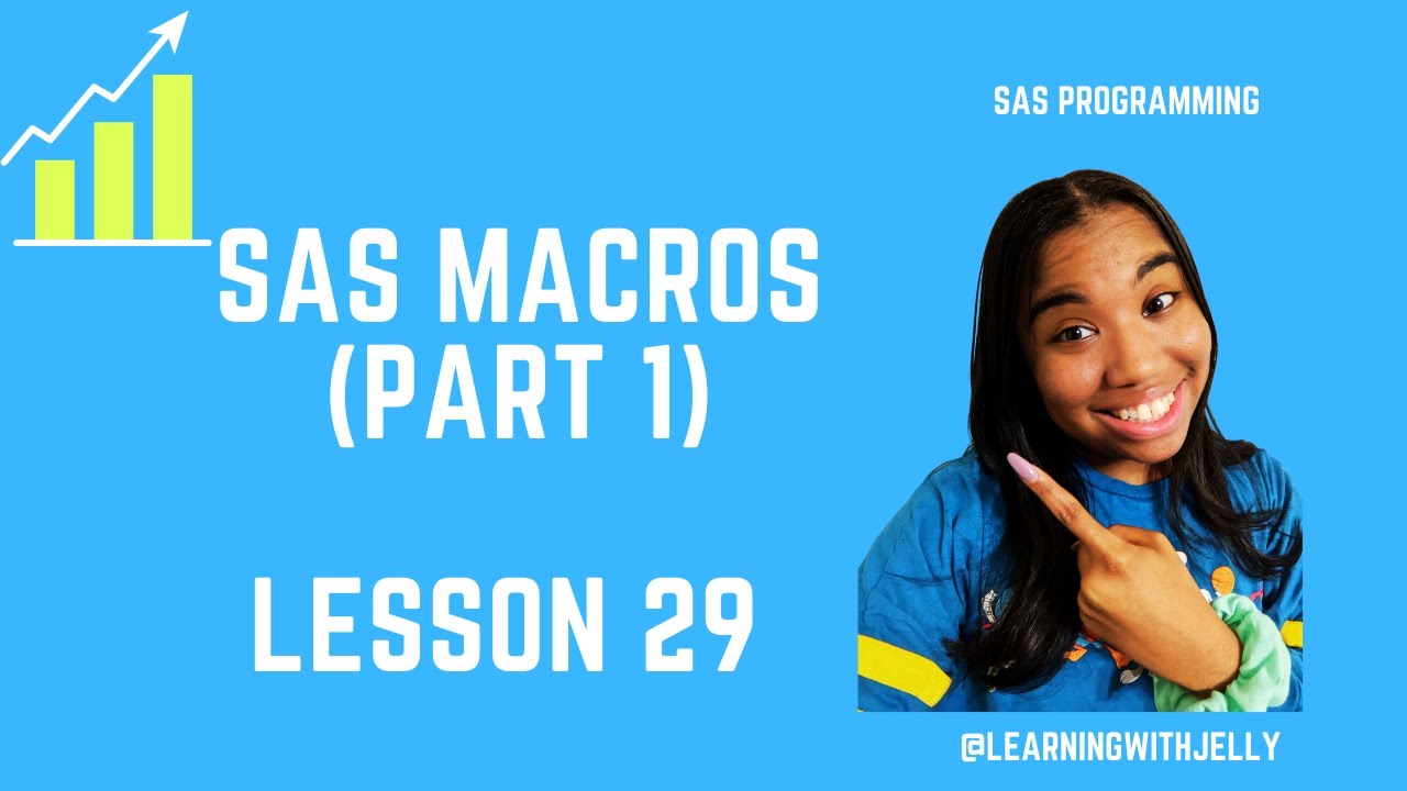 SAS MACROS (Part 1):  SAS for Beginners (Lesson 29)