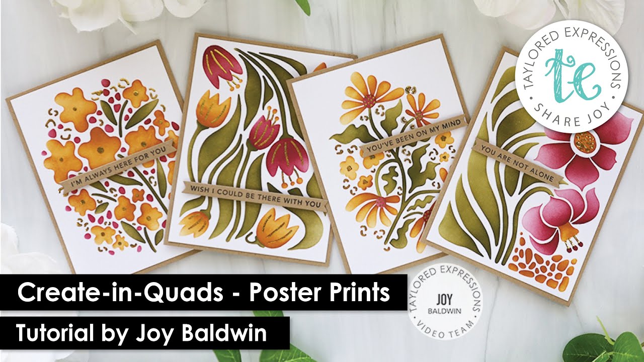 Create-in-Quads - Poster Prints | Blending Bundle | Taylored Expressions | @createitwithjoy