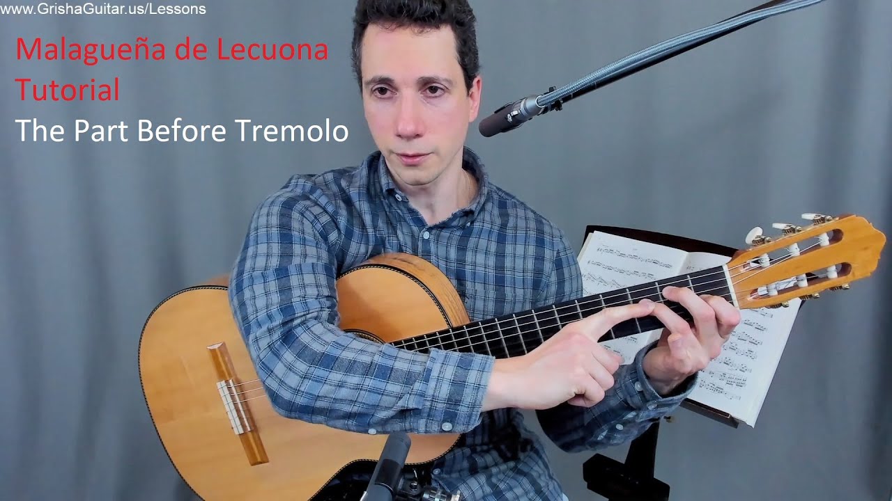 Malagueña de Lecuona by Paco de Lucia tutorial: The Part Before Tremolo