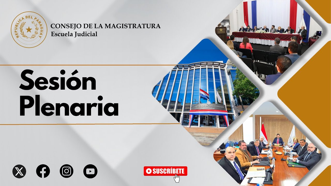 13-10-2025 | En vivo – Sesión Ordinaria del Consejo de la Magistratura