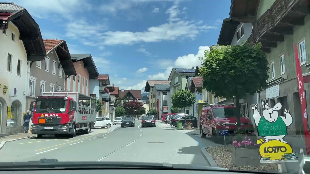Driving in Pa&szlig; Lueg - Goling , Salzburg