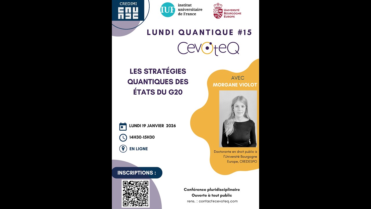 Lundi Quantique #15 avec Morgane VIOLOT