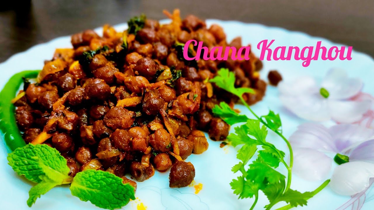 Chana Kanghou Recipe / Manipuri evening tea time snacks Chana Kanghou recipe