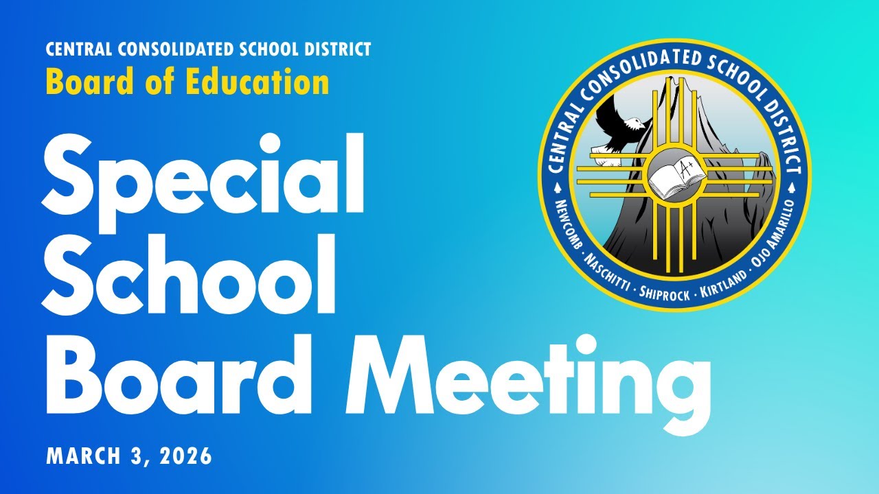Special School Board Meeting: March 2, 2026