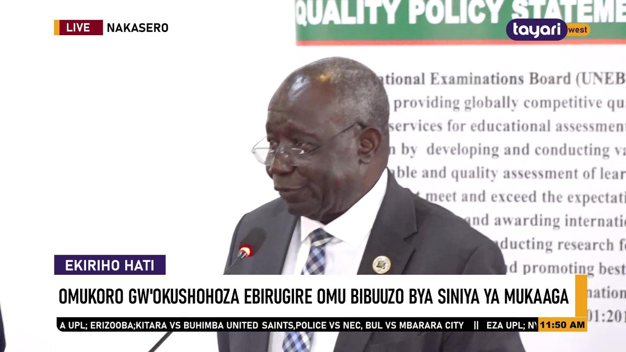 OKUSHOHOZA EBIRUGIRE OMU BIBUUZO BYA SINIYA YA MUKAAGA|| 13.03.2026