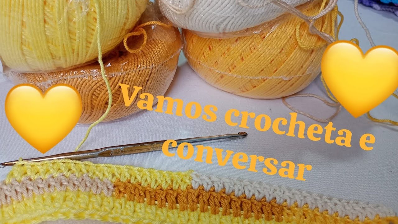 Crochetando com ivana Rosendo crochê  está ao vivo!