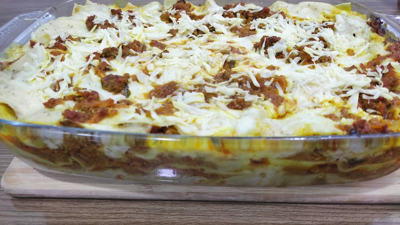 تحضير عجينة اللازانيا في المنزل .أبن لازانيا تاكلها في حياتك😋 ننصحك تجربها 👍