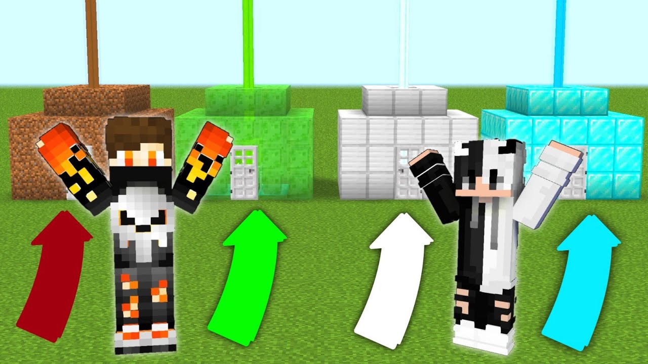 IF YOU CHOOSE WRONG HOUSE YOU DIE 😱 !!! MINECRAFT