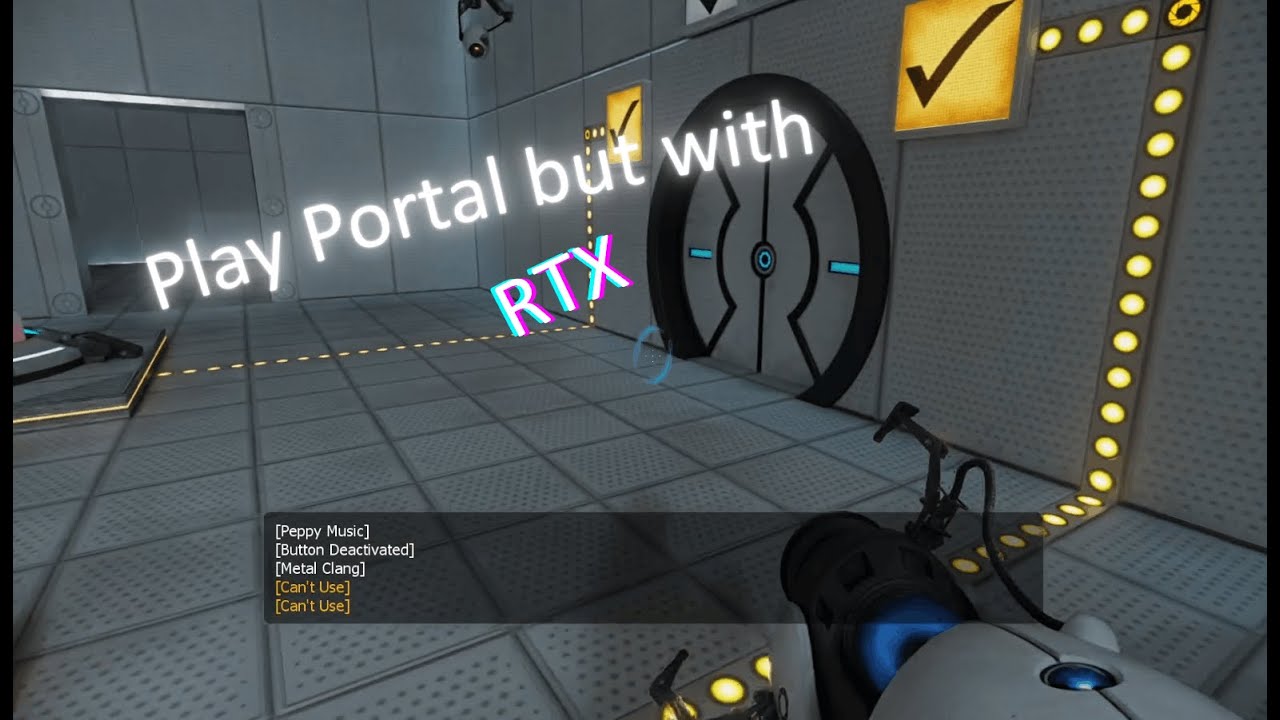 Playing Portal with RTX Part 1
