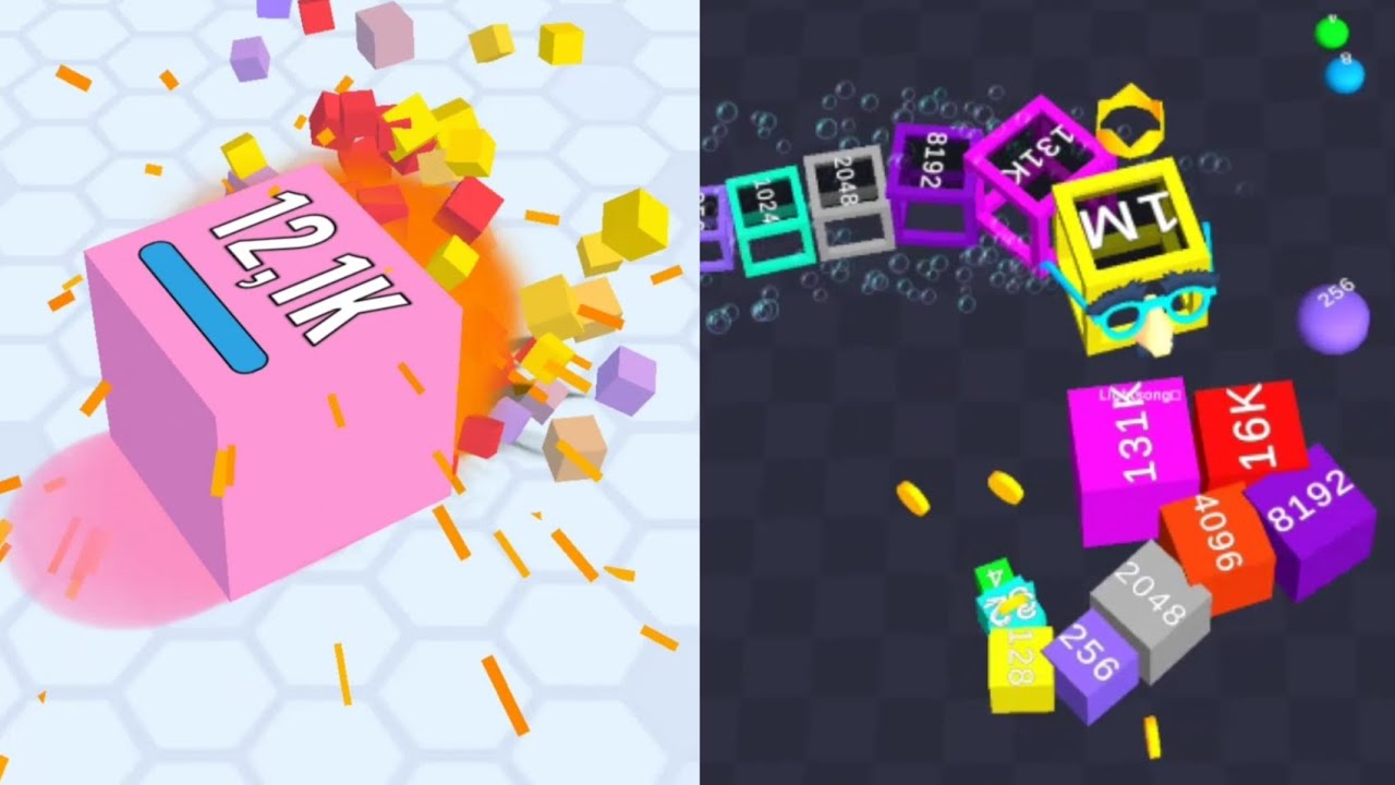 CubeZone.io VS Cube Arena 2048  (fun games)