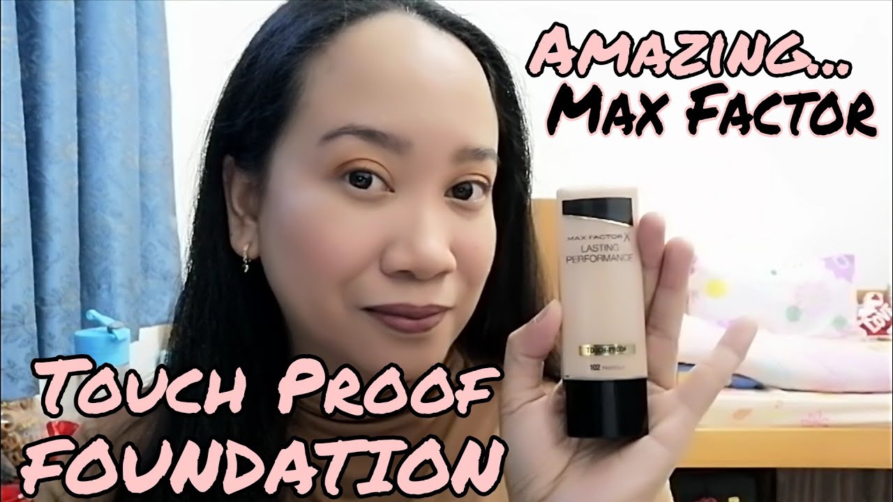 TOUCH PROOF FOUNDATION | MAX FACTOR LIQUID FOUNDATION REVIEW WEAR TEST |AMAZING FOUNDATION| MJ HAMTO