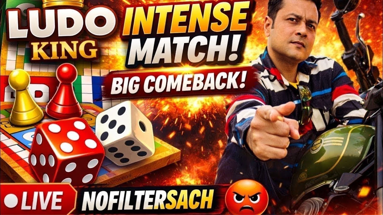 🔴 Ludo King Live | Last Token Intense Match 😱 | Hindi | Nofiltersach 🎲🔥