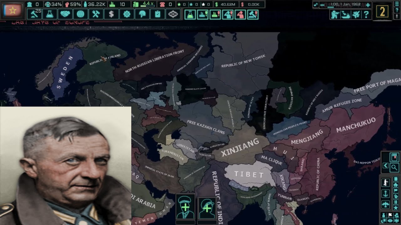 HOI4 TNO All Post-Taboritsky warlords showcase