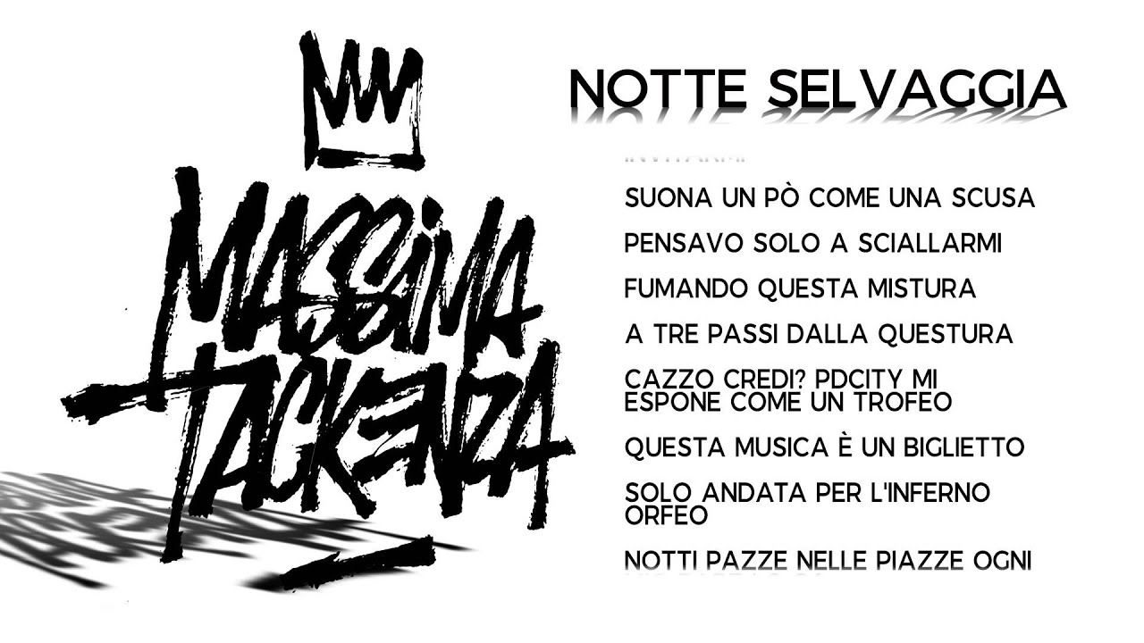 5 - NOTTE SELVAGGIA (Testo | Lyric video)