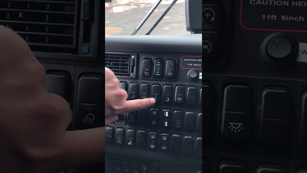 Van Hool CX45 control panel video 3