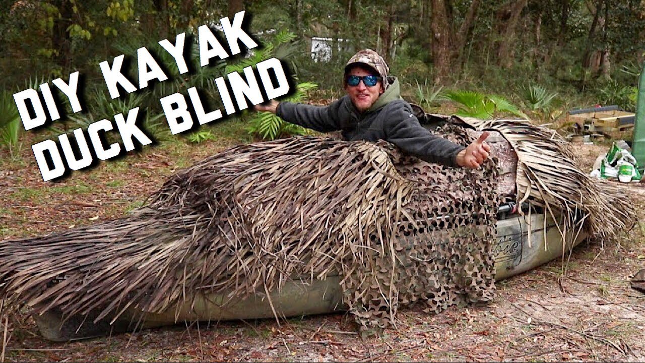 My Kayak Hunting Blind Setup | Kayak Duck Hunting