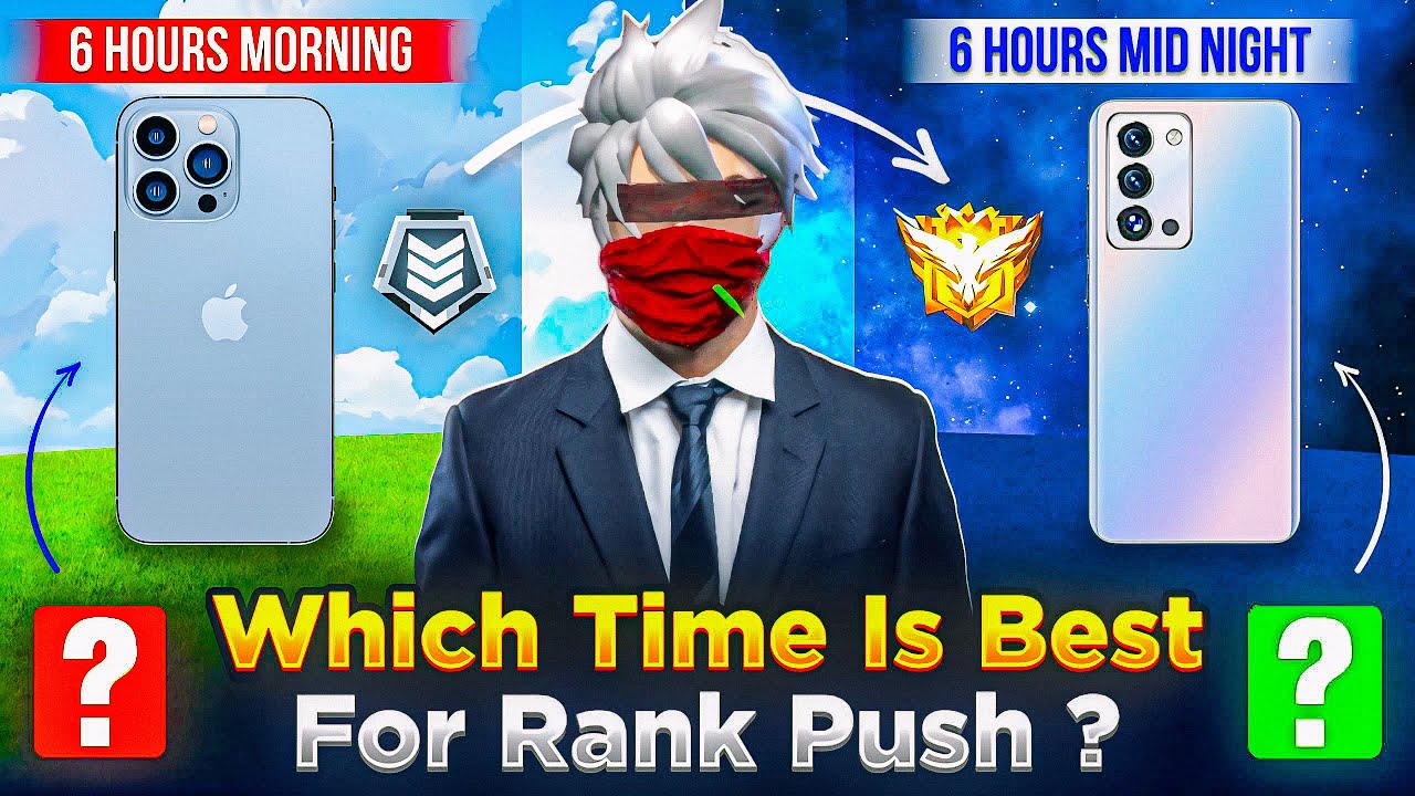 I Played 12 Hours Straight to Find the Best Time for Rank Push 🤯 Day Vs Mid Night 😱