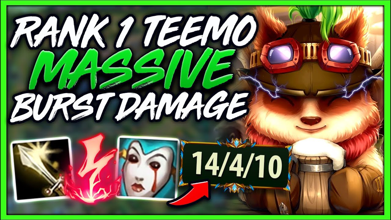 *RANK 1 TEEMO* NO ONE CAN SURVIVE THIS ELECTROCUTE BUILD (INSANE BURST DAMAGE) - League of Legends
