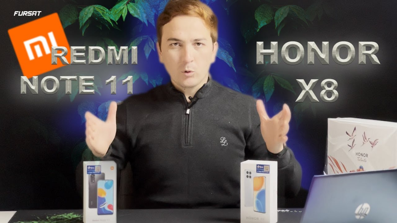 XIOAMI Redmi Note 11 vs Honor X8 smartfonlari o'rtasida taqqoslash