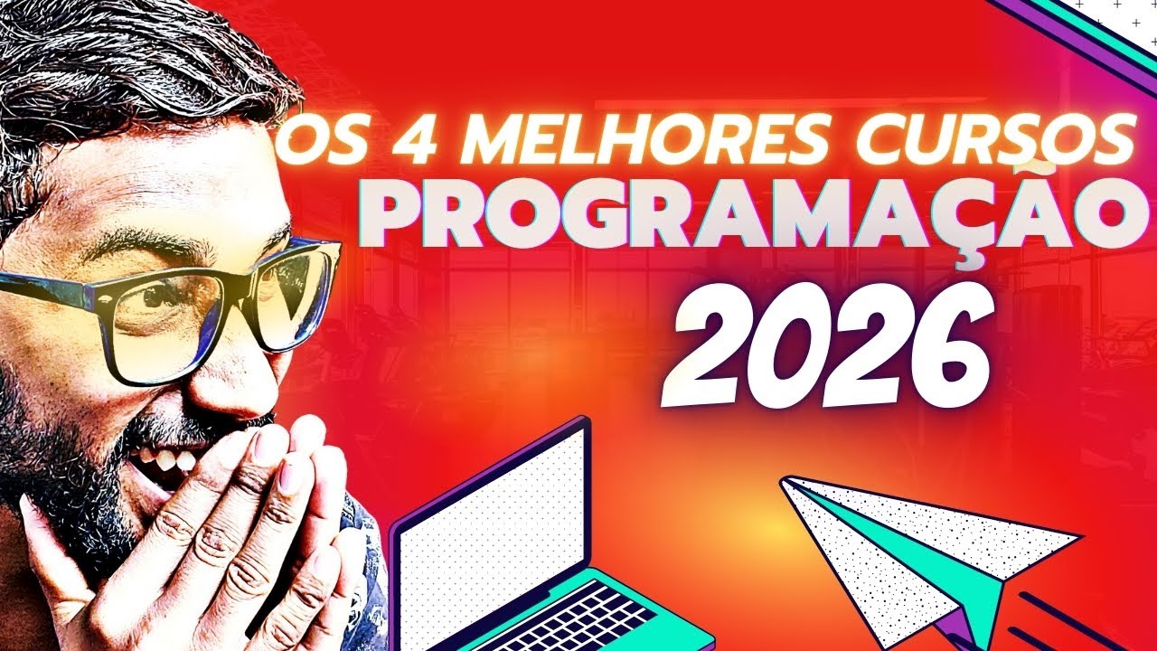 Os Melhores cursos de PROGRAMAÇÃO para 2026 ( Os 4 Melhores Cursos para Aprender a Programar )