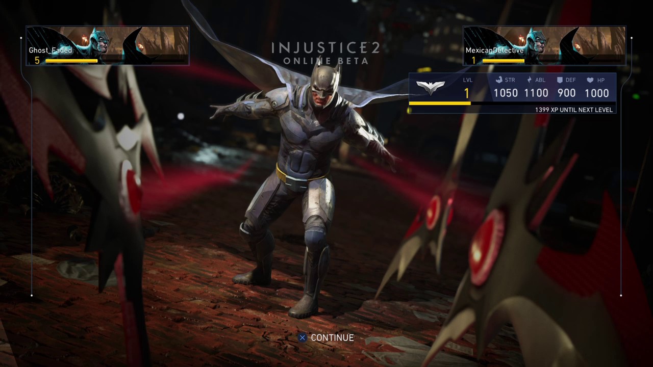 Injustice 2 Online Beta Batman vs Batman