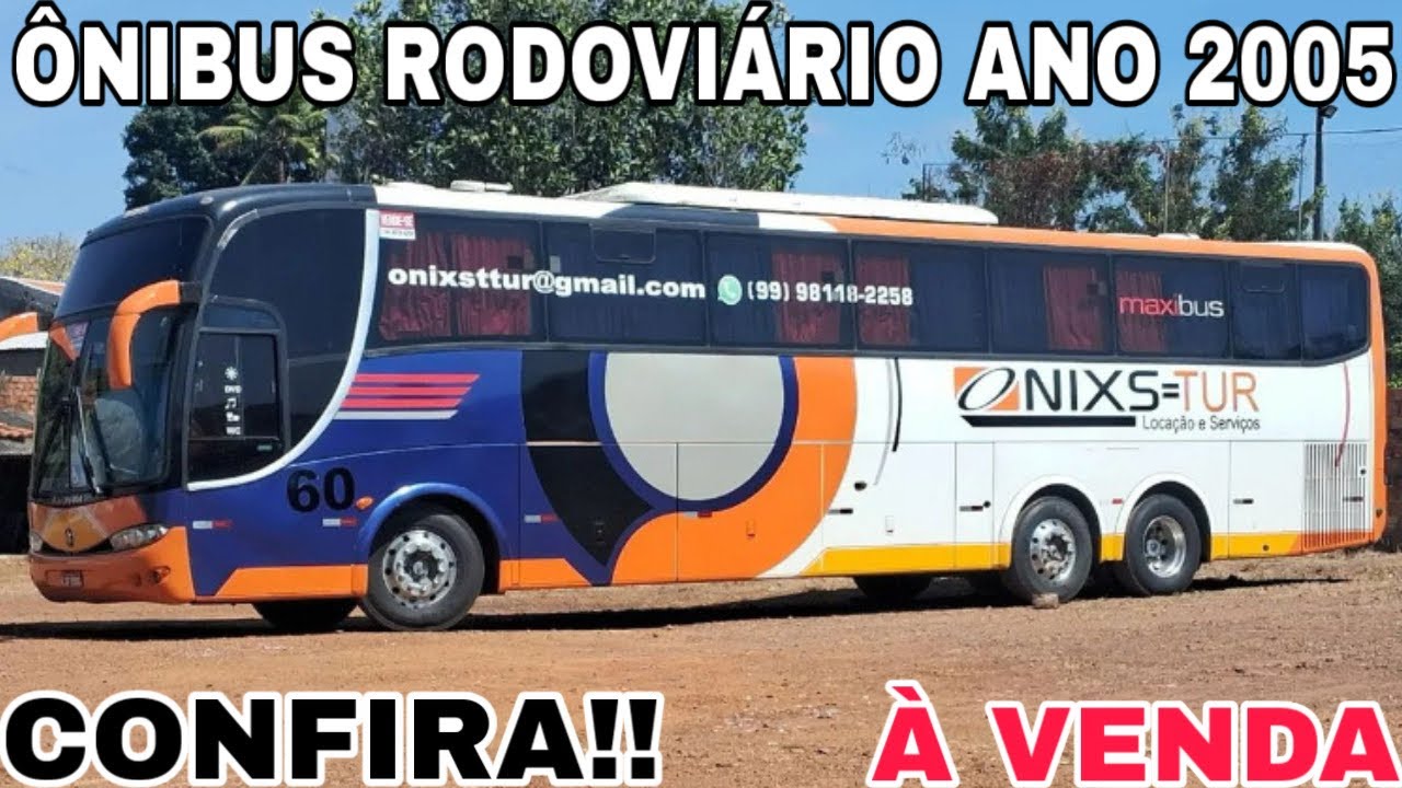 &Ocirc;NIBUS RODOVI&Aacute;RIO ANO 2005 G6 1200 &Agrave; VENDA - CONFIRA AGORA!