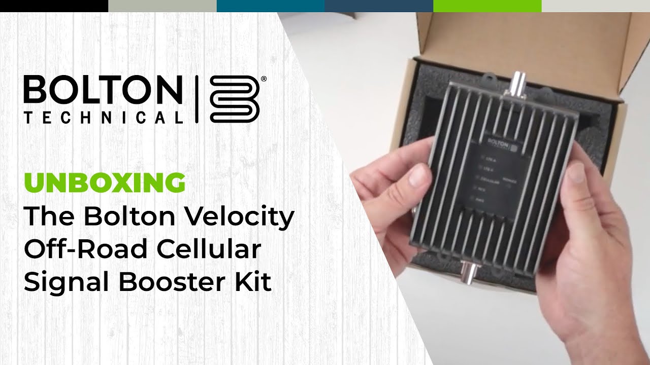 Bolton Velocity Off-Road Cellular Signal Booster Kit Unboxing