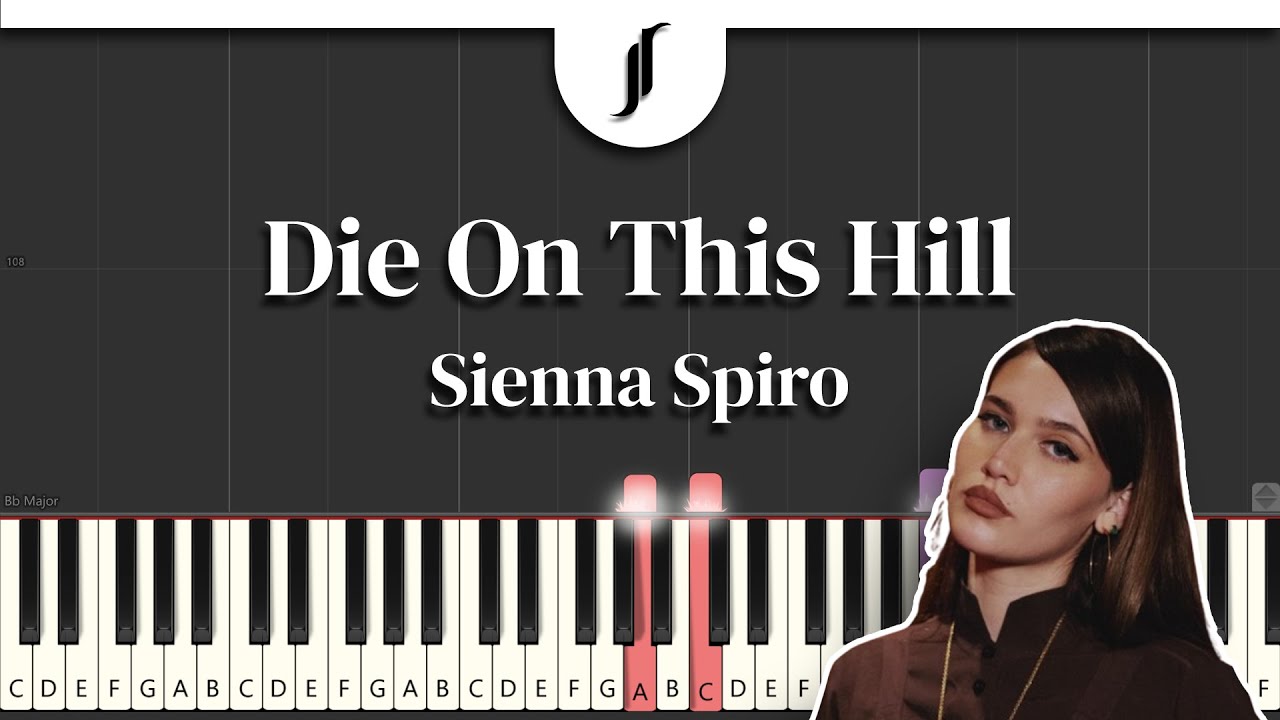 Die On This Hill - Sienna Spiro | Piano Tutorial by @JohnRodDondoyano
