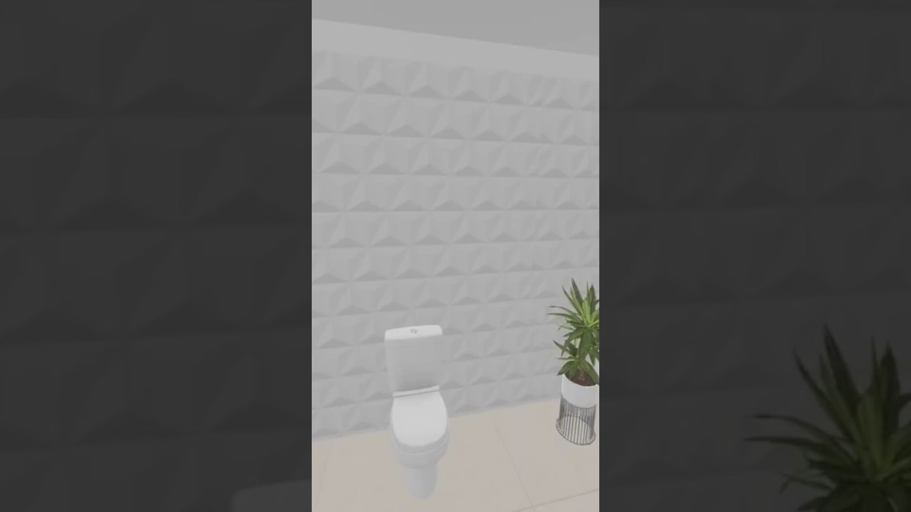 PROJETO DE BANHEIRO #decoration #design #3D