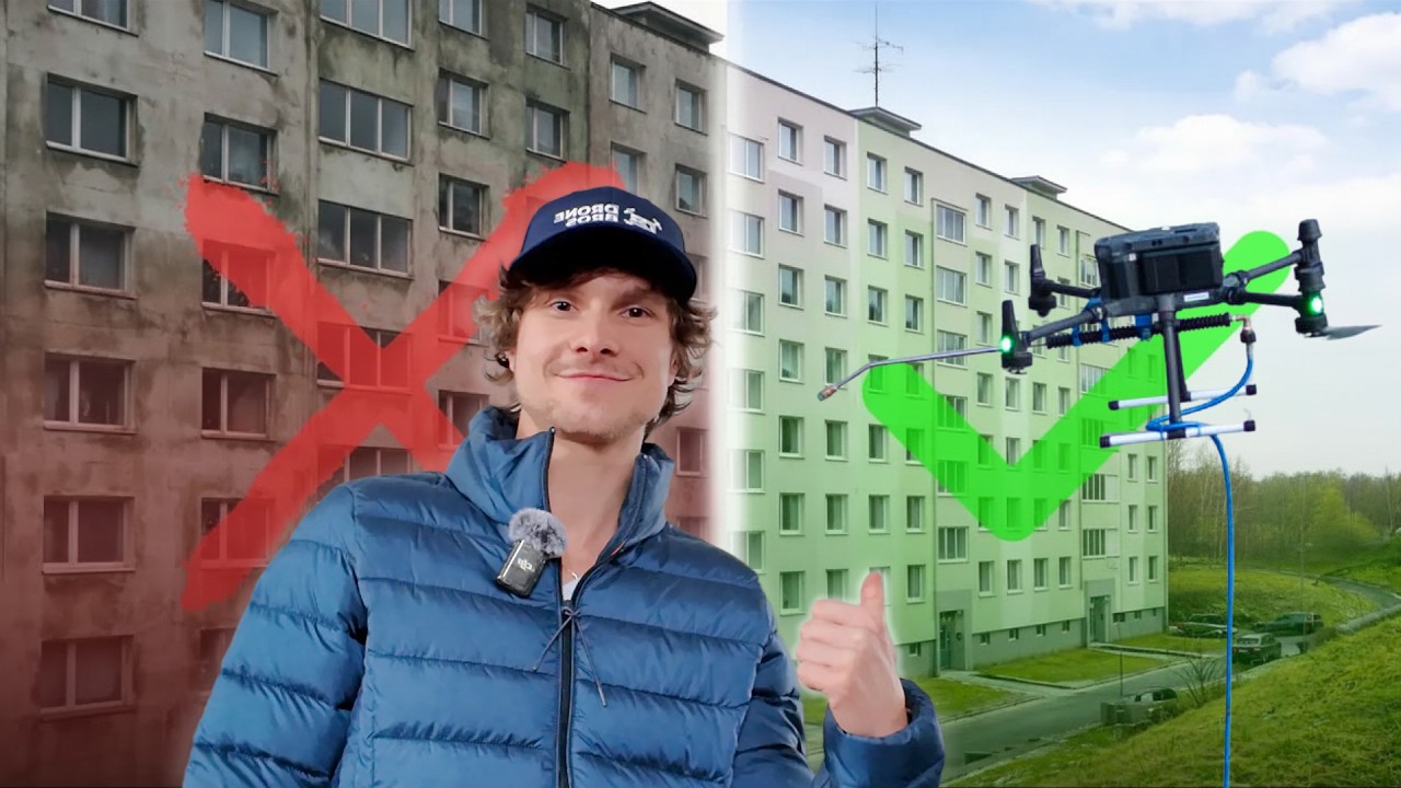 METODA ČIŠTĚNÍ FASÁD, KTERÁ ŠETŘÍ PENÍZE 🫰| Čištění fasád pro SVJ