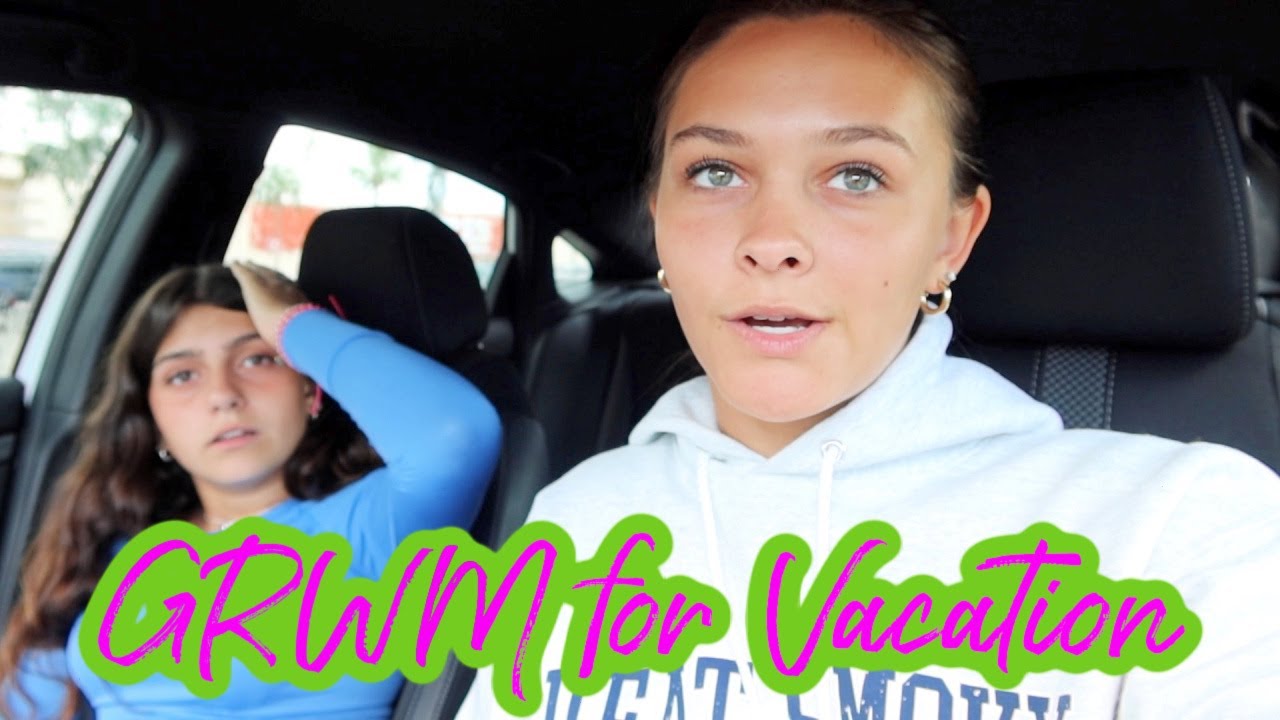 GRWM FOR VACATION! PACK WITH US! EMMA AND ELLIE