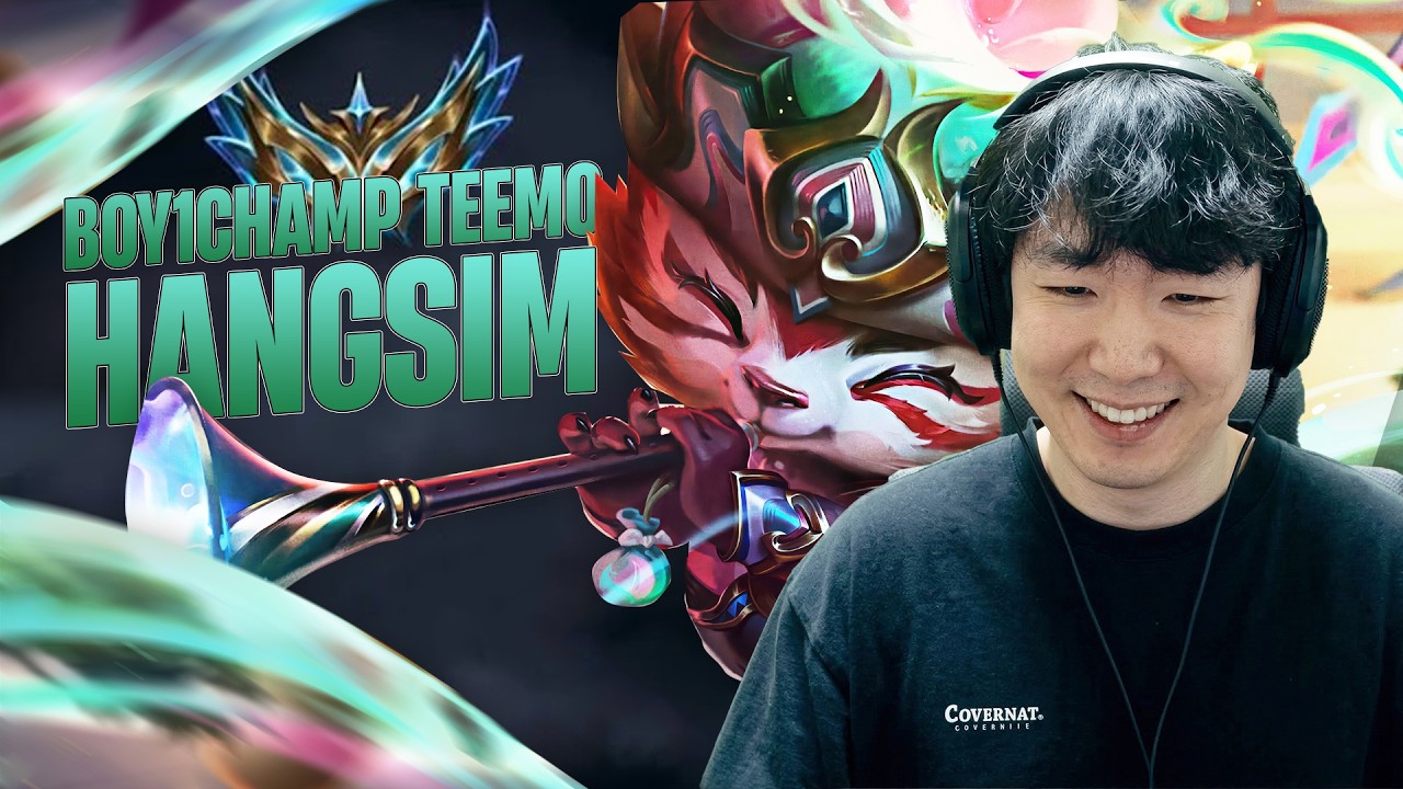 BOY1CHAMP TEEMO THÁCH ĐẤU HÀN HANGSIM VÀ VÁN ĐẤU FARM HƠN 20 MẠNG BÁN HÀNH CAMILLE GÁNH TEAM