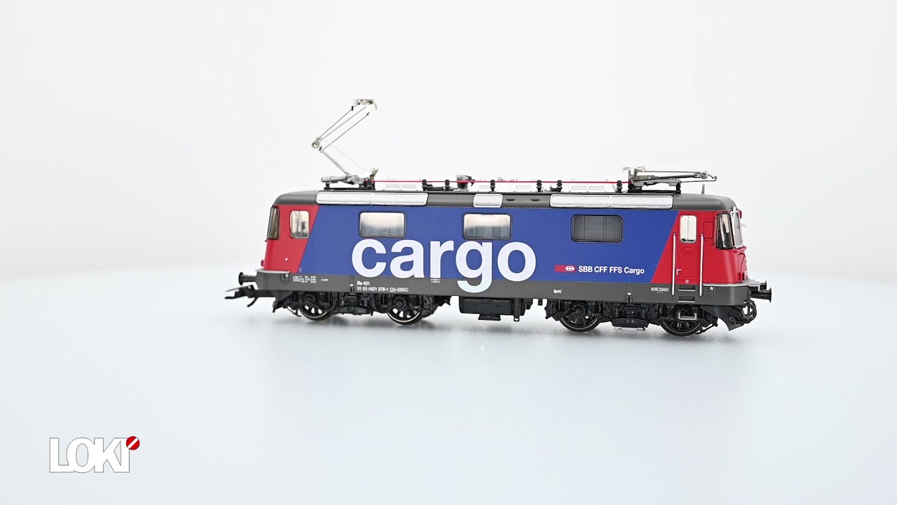 Trix: 22846 - SBB Cargo Re 421 378-1 im Unboxingvideo aus dem LOKI-Ch&auml;ller