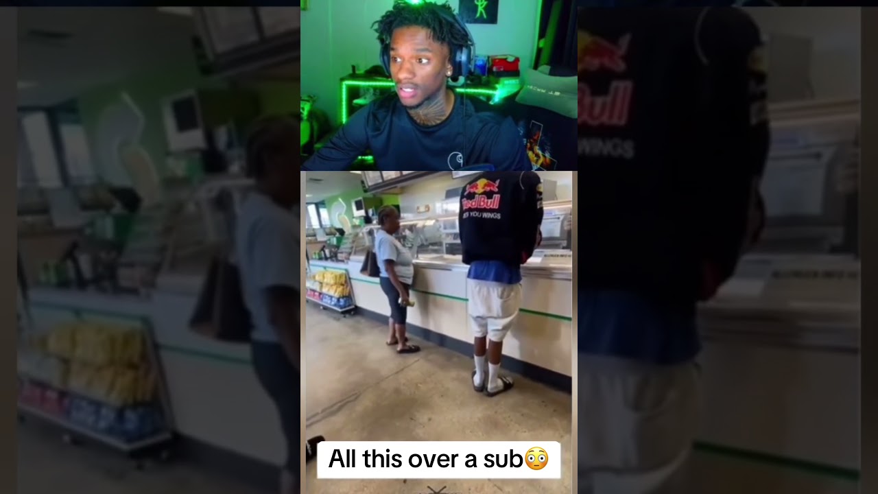 ALL THIS OVER A SUB😳😳 #yskcho #subway