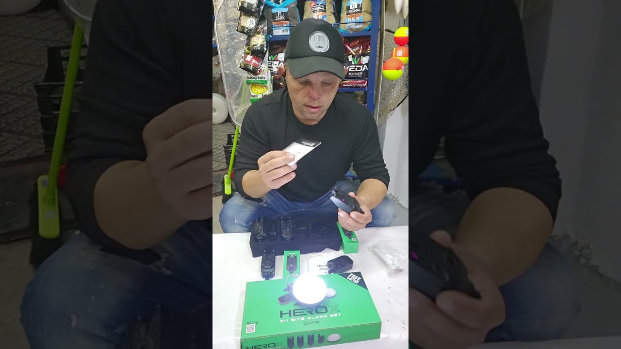 Шарански сигнализатори с лампа Sonik HeroX Bite Alarm Set 3+1 - Максимален контрол и удобство !