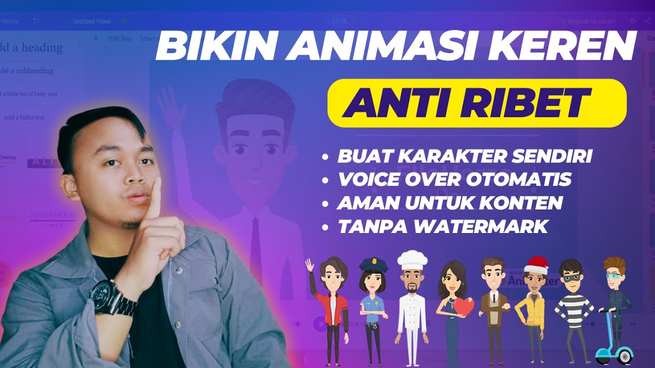 Pembuat Animasi Gratis ,Buat Karakter Animasi Sepuasnya ! Tutorial Membuat Animasi Untuk Pemula