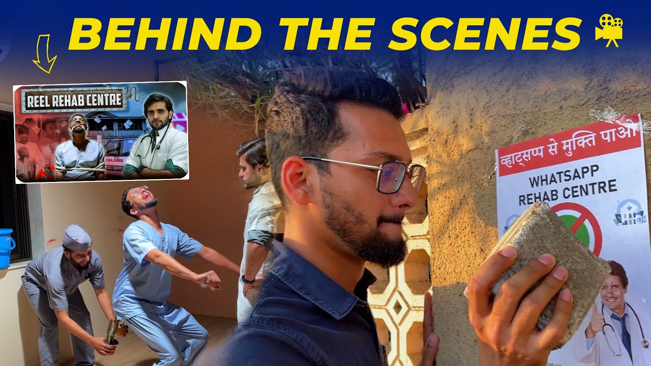 Behind The Scenes of "Reel Rehab Centre" | Vlog 45
