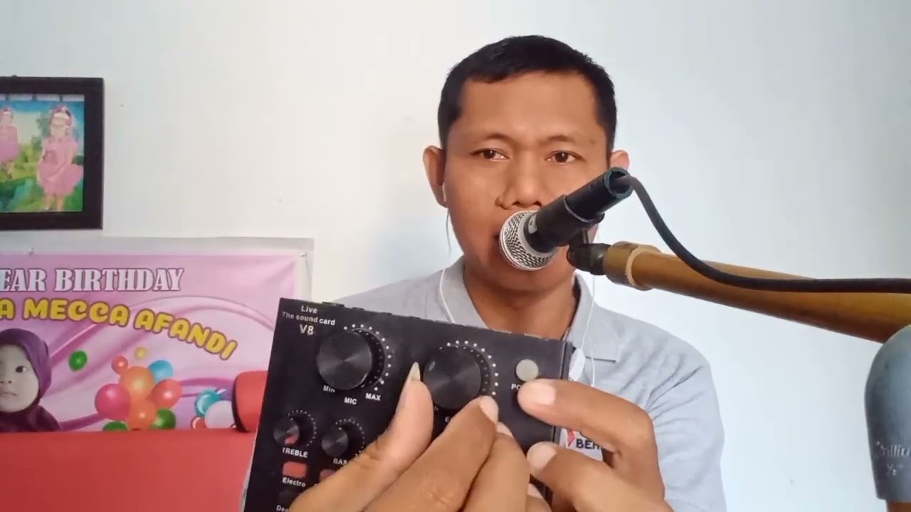 review cara seting sound card v8 untuk efek suling