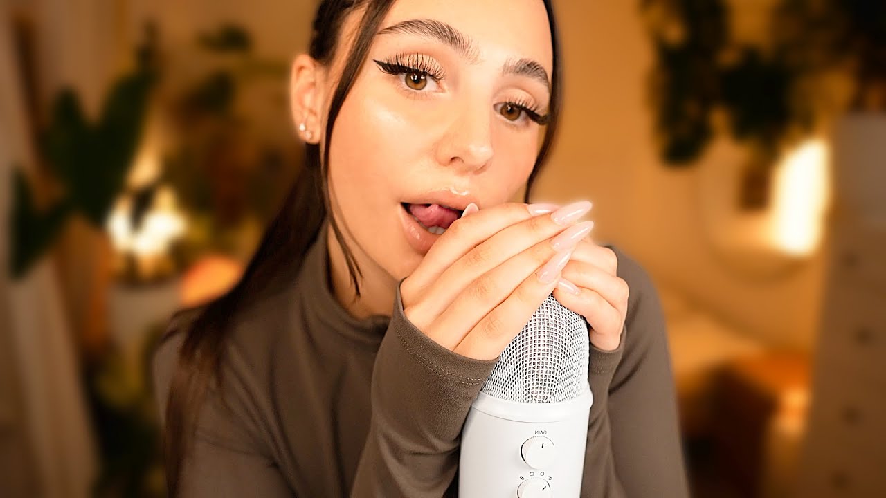 ASMR Влажные прикрытые звуки рта 👄 Без разговоров 🤫