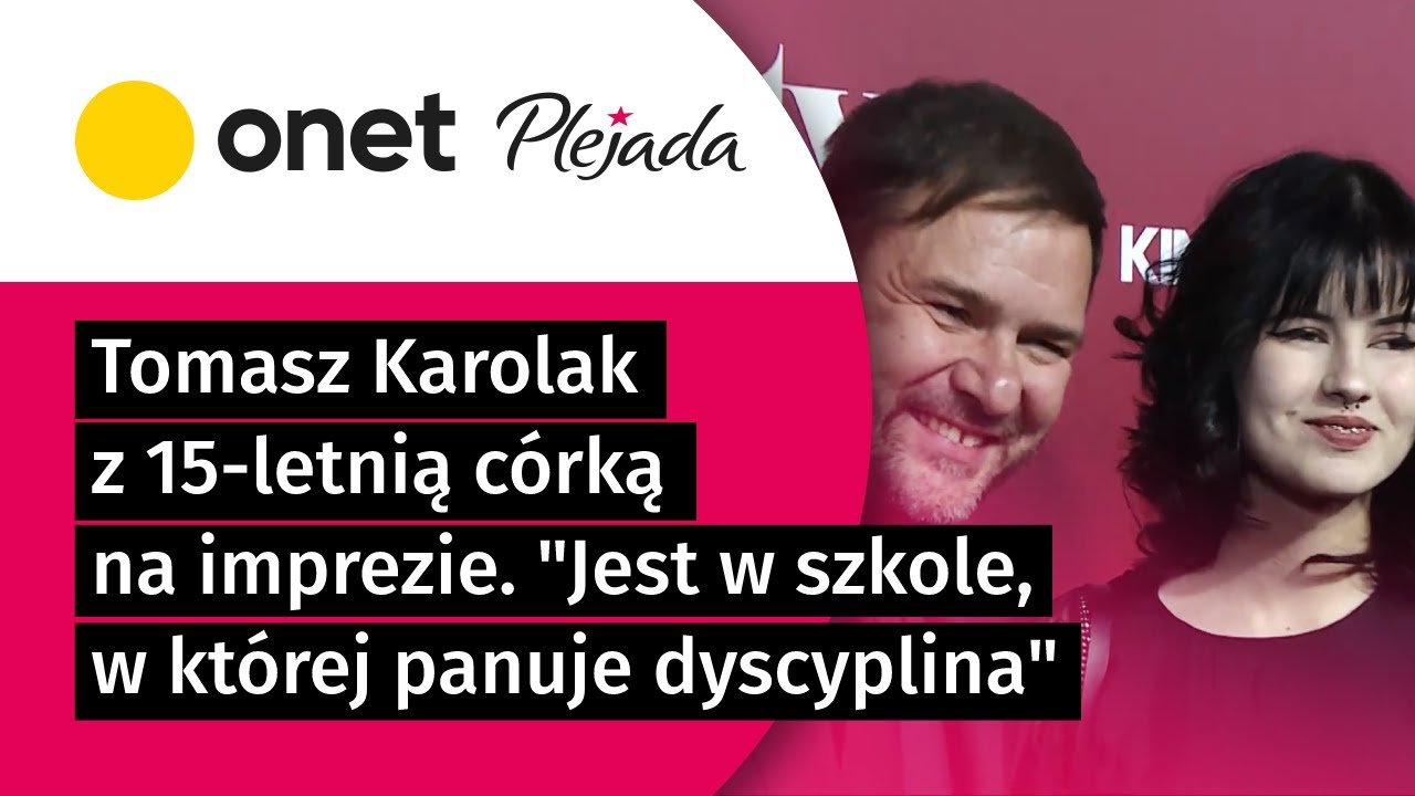 Karolak zamiast Kołakowskiej wziął na ściankę córkę. 
