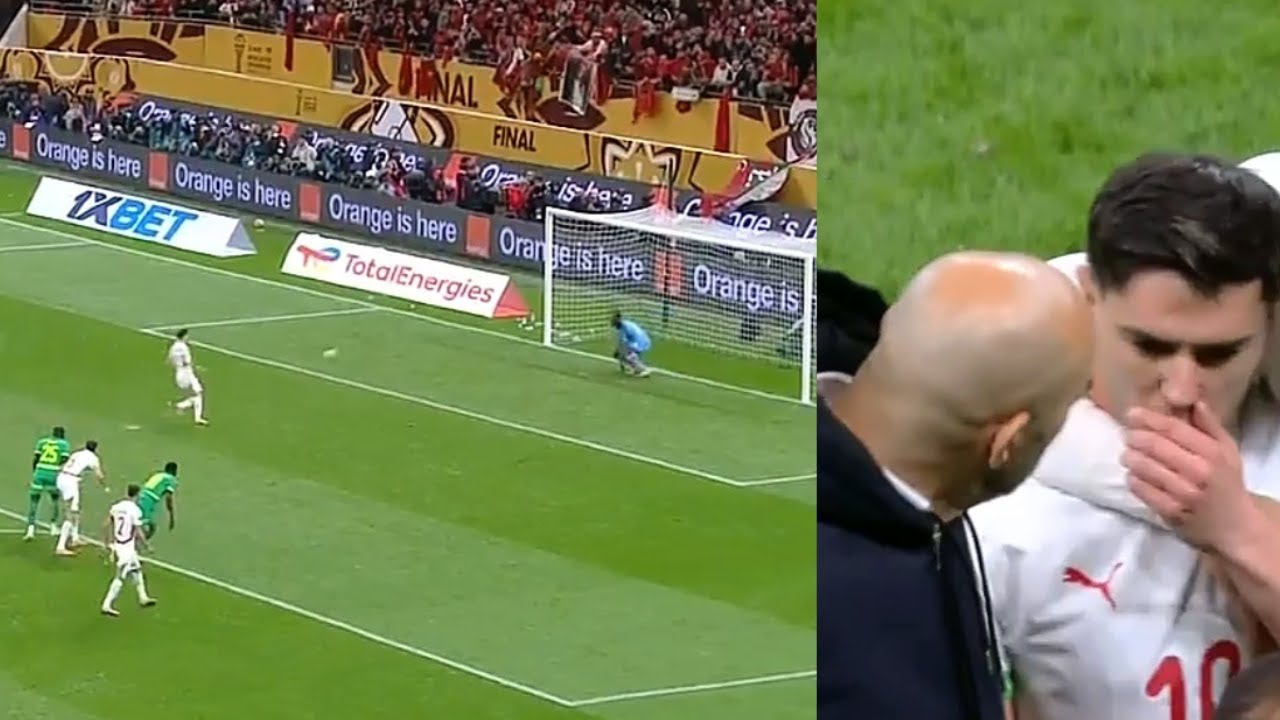 Brahim D&iacute;az penalty miss vs Senegal vs Morocco, Brahim D&iacute;az missed penalty vs Senegal cries tears