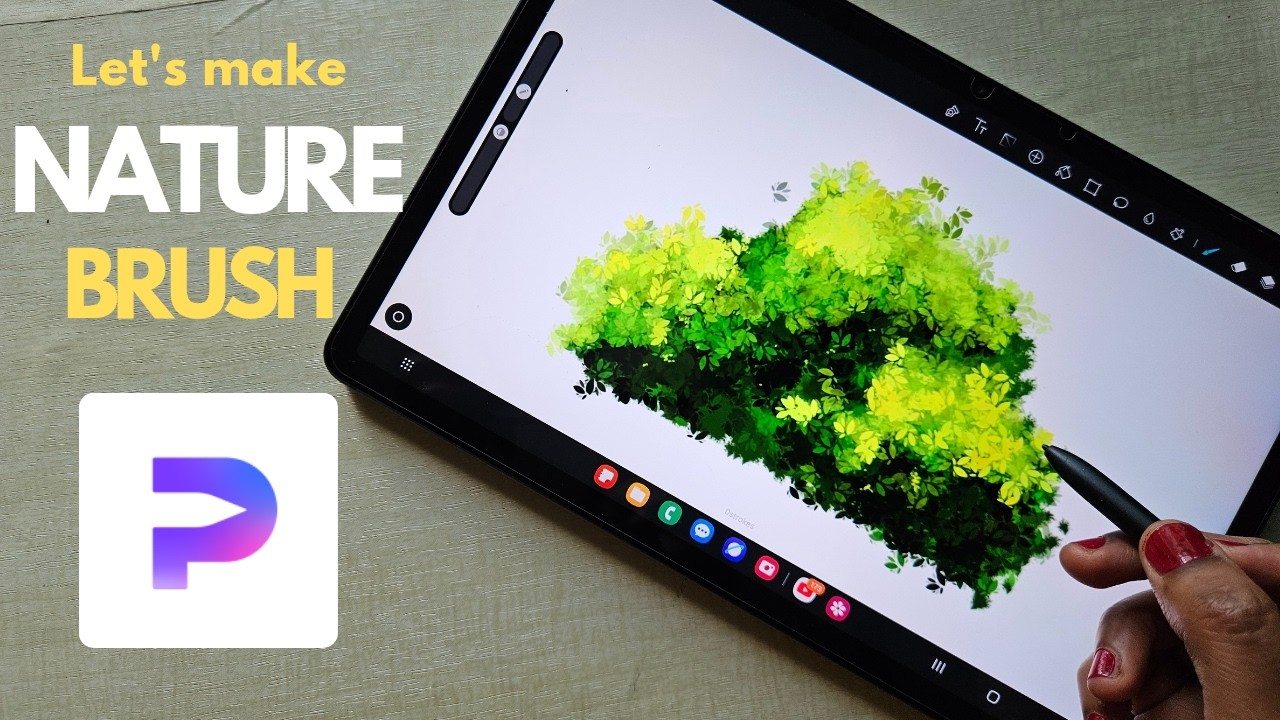 How to make Custom brush in hipaint | Make your own Foliage easily