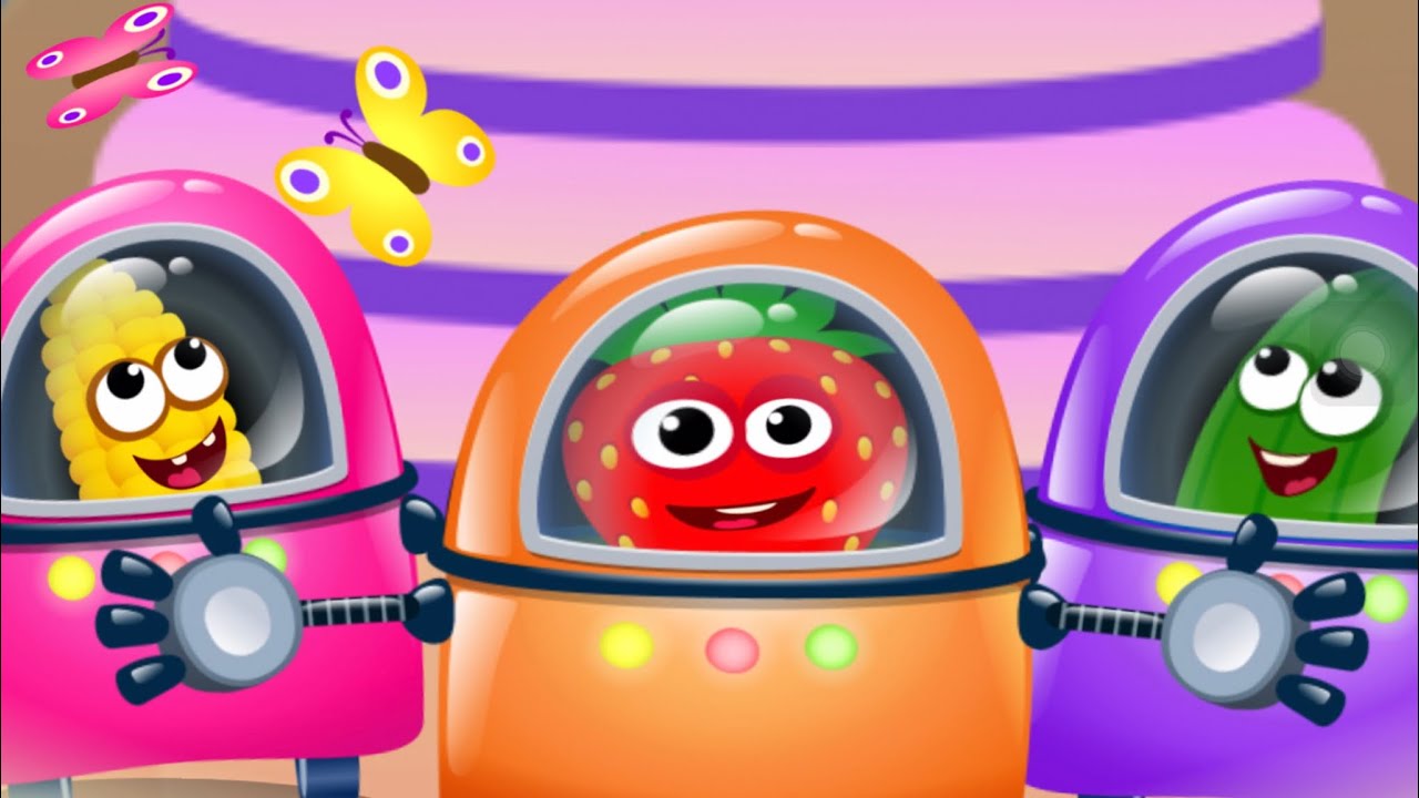 Funny food world: Origin Story #kidsvideo  #kidsgames @Pinkfong