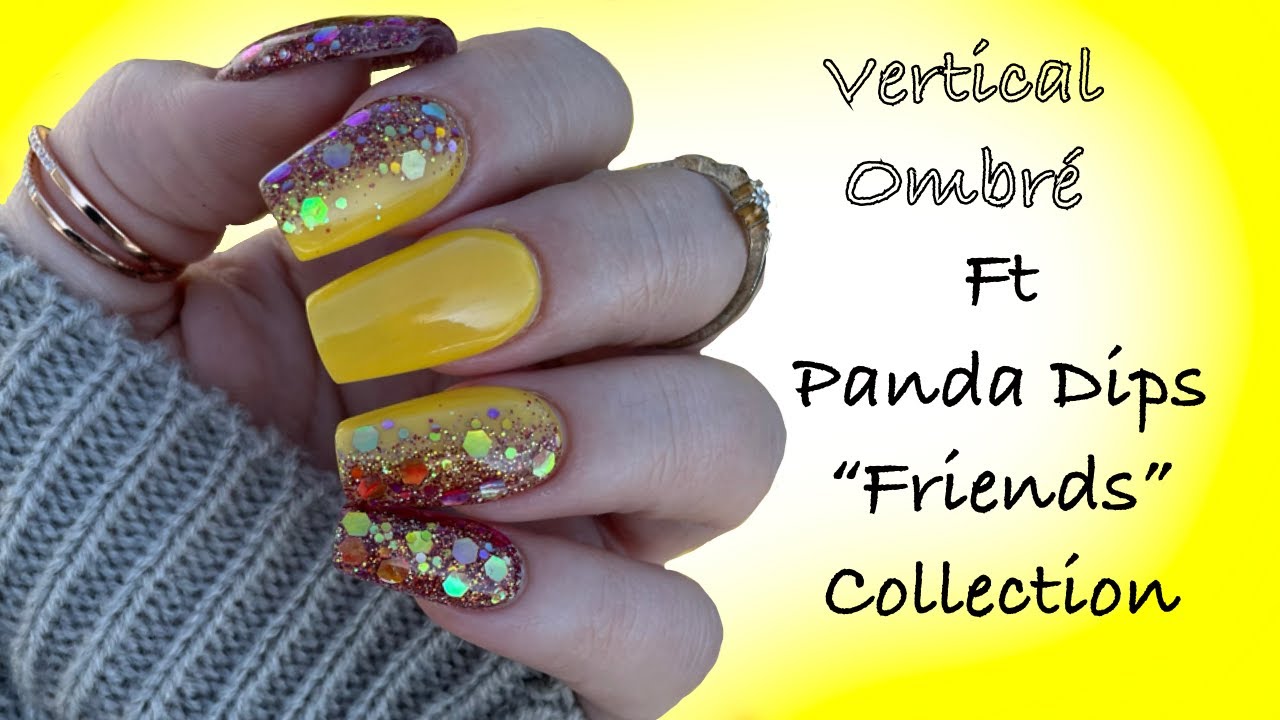 Dip Nails l Vertical Ombre l ft Panda Dips “Friends” Collection