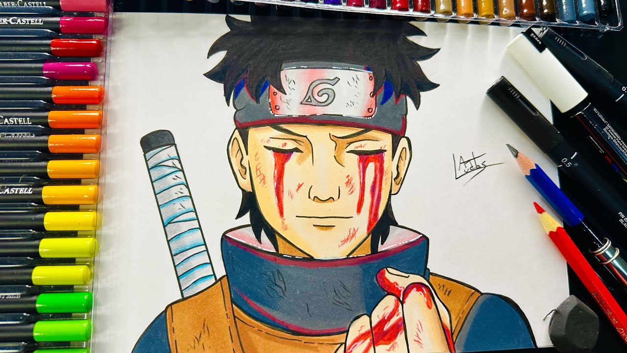 Como Desenhar o Shisui Passo a Passo